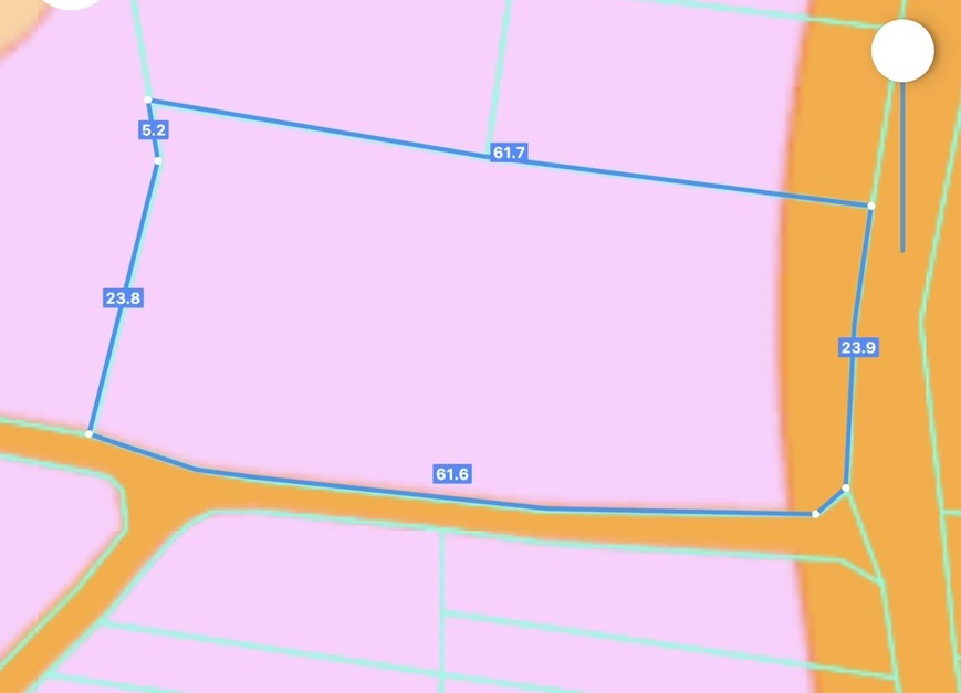 1,760m2 có 300m2 thổ cư, 2 mặt tiền đường, kích thước đẹp, đất nở hậu. - Ảnh 2